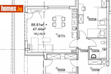 Тристаен, 161m² - Апартамент за продажба - 120443768