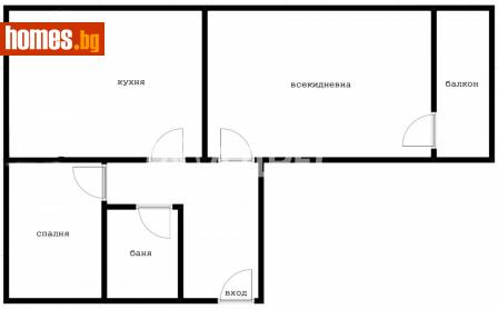 Двустаен, 60m² - Апартамент за продажба - 120448884