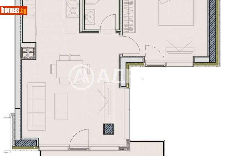 Двустаен, 84m² -  Оборище, София - Апартамент за продажба - АДРЕС НЕДВИЖИМИ ИМОТИ - 120467907