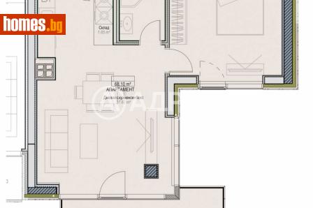 Двустаен, 84m² - Апартамент за продажба - 120467916