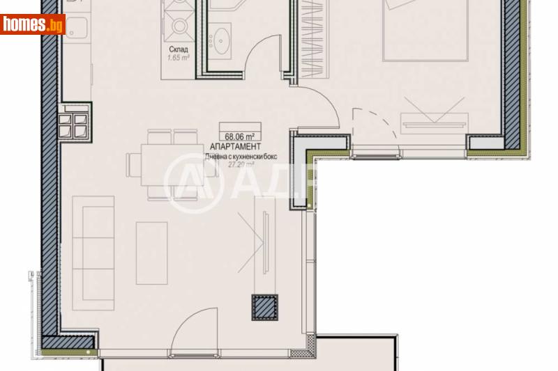 Двустаен, 84m² -  Оборище, София - Апартамент за продажба - АДРЕС НЕДВИЖИМИ ИМОТИ - 120467934