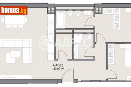 Тристаен, 157m² - Апартамент за продажба - 120468595