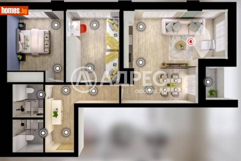 Тристаен, 116m² - Жк. Дружба 1, София - Апартамент за продажба - АДРЕС НЕДВИЖИМИ ИМОТИ - 120475735