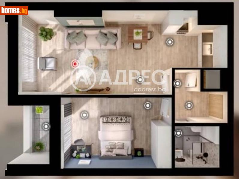 Двустаен, 80m² - Жк. Дружба 1, София - Апартамент за продажба - АДРЕС НЕДВИЖИМИ ИМОТИ - 120476710