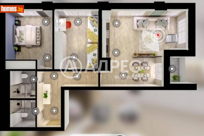 Тристаен, 116m² - Жк. Дружба 1, София - Апартамент за продажба - АДРЕС НЕДВИЖИМИ ИМОТИ - 120477788