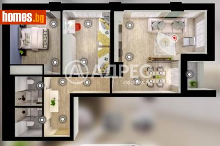 Тристаен, 116m² - Апартамент за продажба - 120477811