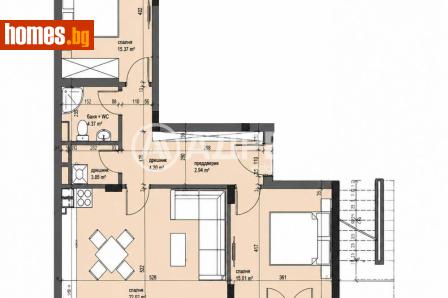 Тристаен, 104m² - Апартамент за продажба - 120482876