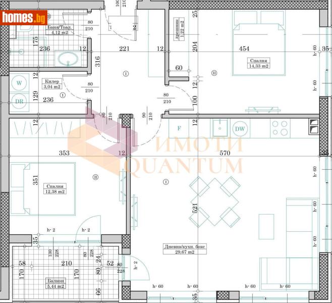 Тристаен, 101m² - Жк. Възраждане, Варна - Апартамент за продажба - АМАРА ИМОТИ - 120497518