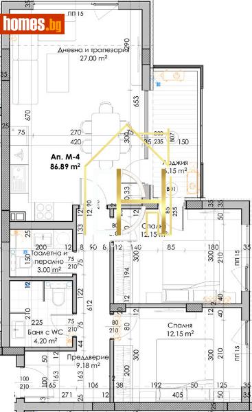 Тристаен, 102m² - Жк Южен, Пловдив - Апартамент за продажба - Deluxe Homes - 120510542
