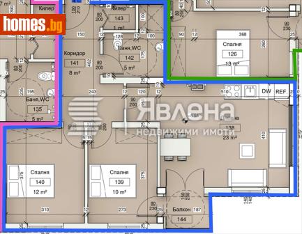 Тристаен, 89m² - Апартамент за продажба - 120529514