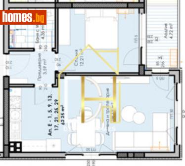 Двустаен, 75m² - Апартамент за продажба - 120530114