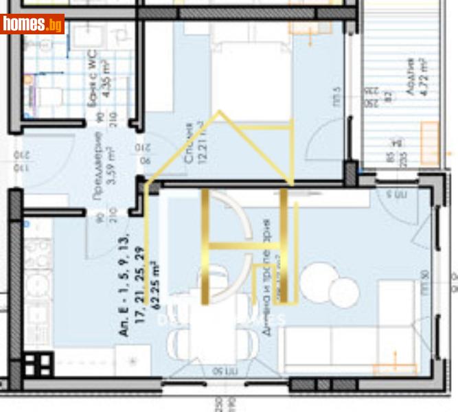 Двустаен, 75m² - Жк. Гагарин, Пловдив - Апартамент за продажба - Deluxe Homes - 120530114