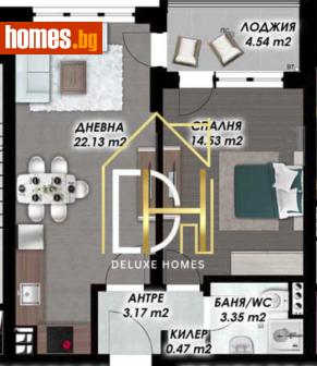 Двустаен, 69m² - Апартамент за продажба - 120530159
