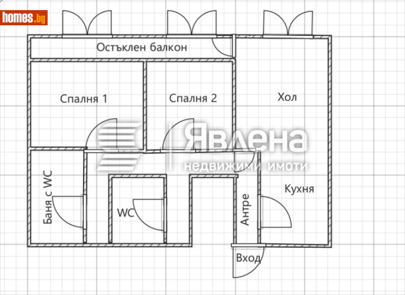 Тристаен, 93m² - Жк. Лагера, София - Апартамент за продажба - ЯВЛЕНА - 120546145