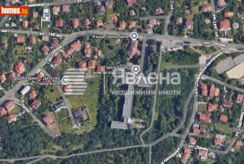 Парцел, 800m² - Кв. Горна Баня, София - Парцел за продажба - ЯВЛЕНА - 120572173