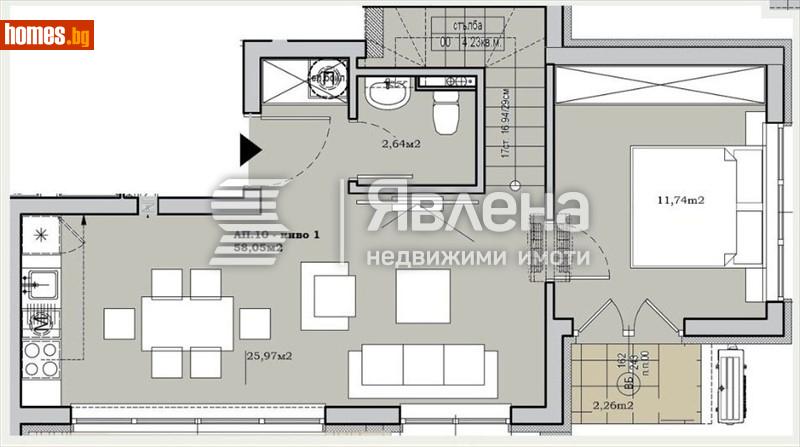 Четиристаен, 153m² - Жк. Сухата Река, София - Апартамент за продажба - ЯВЛЕНА - 120597893