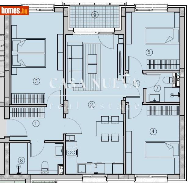 Четиристаен, 107m² - Кв. Изток, Перник - Апартамент за продажба - Casa Nueva Real Estate - 120613569