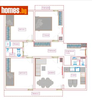 Многостаен, 119m² - Апартамент за продажба - 120630965