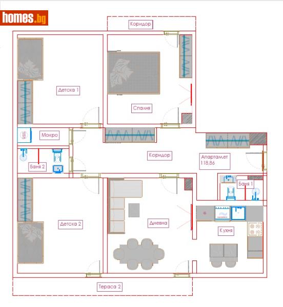 Многостаен, 119m² - Жк. Люлин 5, София - Апартамент за продажба - Никол Николова - Добрева - 120630965