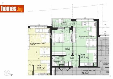 Двустаен, 75m² - Апартамент за продажба - 120647722