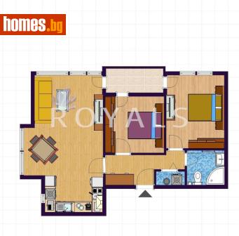 Тристаен, 96m² - Апартамент за продажба - 120654902