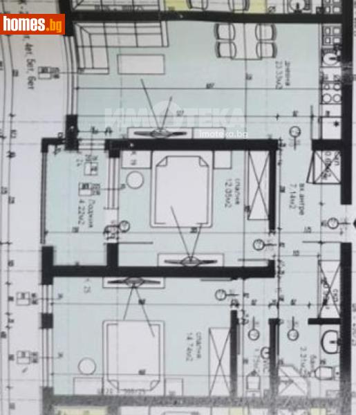 Тристаен, 91m² - Жк. Христо Смирненски, Пловдив - Апартамент за продажба - ИМОТЕКА АД - 120663306