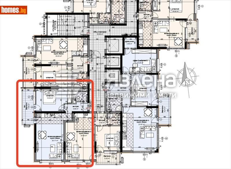 Двустаен, 78m² - Жк. Младост, Варна - Апартамент за продажба - ЯВЛЕНА - 120663315
