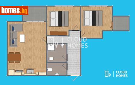 Тристаен, 129m² - Апартамент за продажба - 120675887