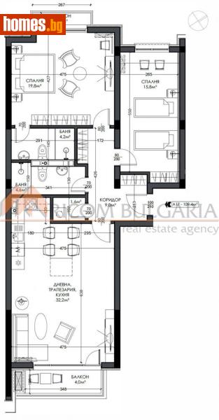 Тристаен, 131m² - Кв. Виница, Варна - Апартамент за продажба - РИКОМ БЪЛГАРИЯ ЕООД - 120684110