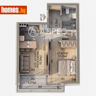 Двустаен, 64m² - Апартамент за продажба - 120717032