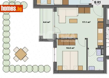 Двустаен, 47m² - Апартамент за продажба - 120731469