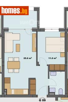 Двустаен, 62m² - Апартамент за продажба - 120731529