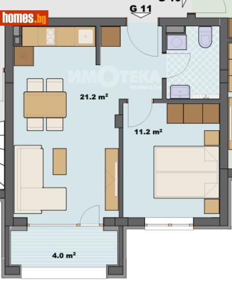 Едностаен, 53m² - Гр.Созопол, Бургас - Апартамент за продажба - ИМОТЕКА АД - 120731549