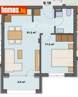Двустаен, 53m² - Апартамент за продажба - 120731610