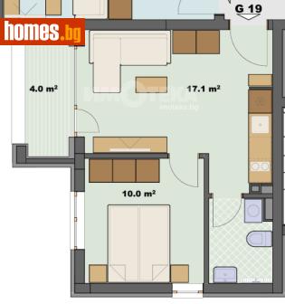 Двустаен, 47m² - Апартамент за продажба - 120731620