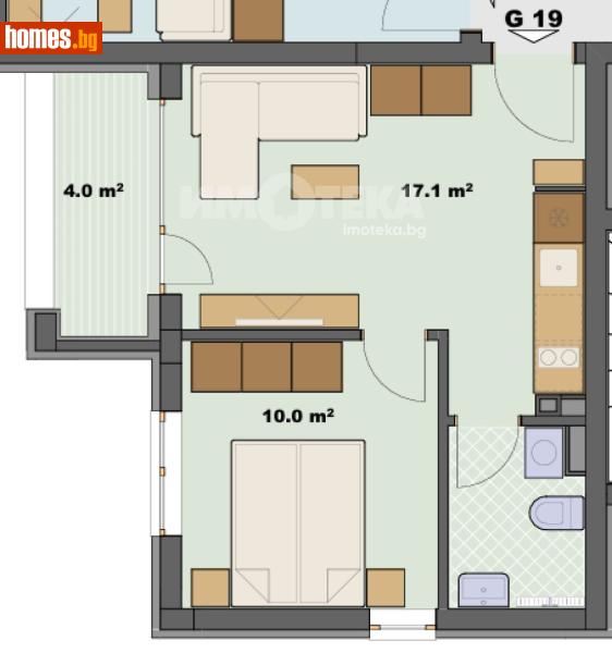 Двустаен, 47m² - Гр.Созопол, Бургас - Апартамент за продажба - ИМОТЕКА АД - 120731620