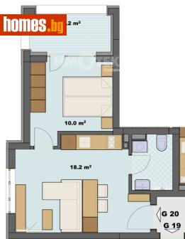 Двустаен, 51m² - Апартамент за продажба - 120731630