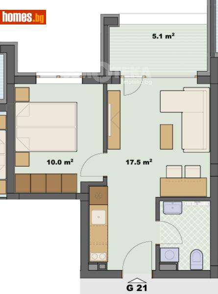 Двустаен, 49m² - Гр.Созопол, Бургас - Апартамент за продажба - ИМОТЕКА АД - 120731640