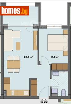 Двустаен, 62m² - Апартамент за продажба - 120731650
