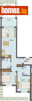 Тристаен, 90m² - Апартамент за продажба - 120731680