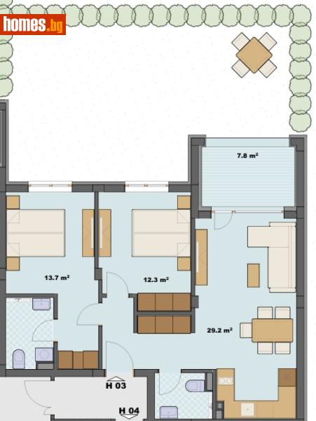 Тристаен, 92m² - Гр.Созопол, Бургас - Апартамент за продажба - ИМОТЕКА АД - 120731690