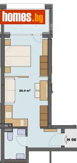 Едностаен, 49m² - Апартамент за продажба - 120731720