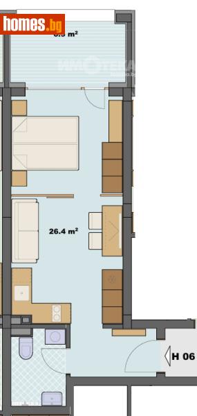 Едностаен, 49m² - Гр.Созопол, Бургас - Апартамент за продажба - ИМОТЕКА АД - 120731720