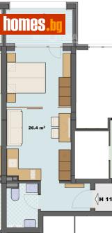 Едностаен, 49m² - Апартамент за продажба - 120731750