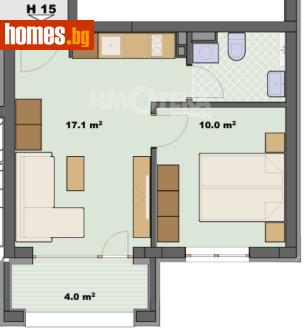 Двустаен, 47m² - Апартамент за продажба - 120731760