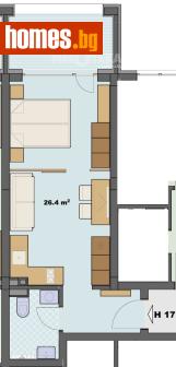 Едностаен, 49m² - Апартамент за продажба - 120731780