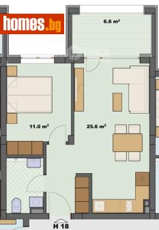 Двустаен, 62m² - Апартамент за продажба - 120731790
