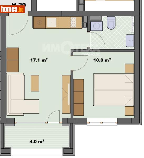 Едностаен, 47m² - Гр.Созопол, Бургас - Апартамент за продажба - ИМОТЕКА АД - 120731810