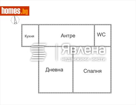 Двустаен, 50m² - Апартамент за продажба - 120732024