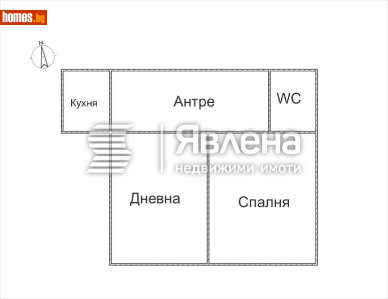 Двустаен, 50m² - Жк. Люлин 1, София - Апартамент за продажба - ЯВЛЕНА - 120732024